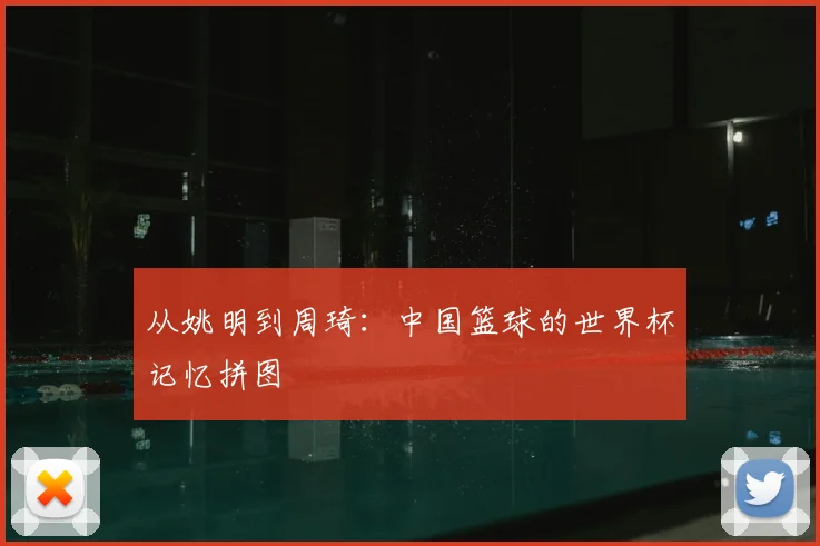 从姚明到周琦：中国篮球的世界杯记忆拼图